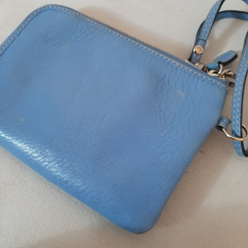 Dooney Bourke Blue Wristlet Bag - Picture 13 of 16